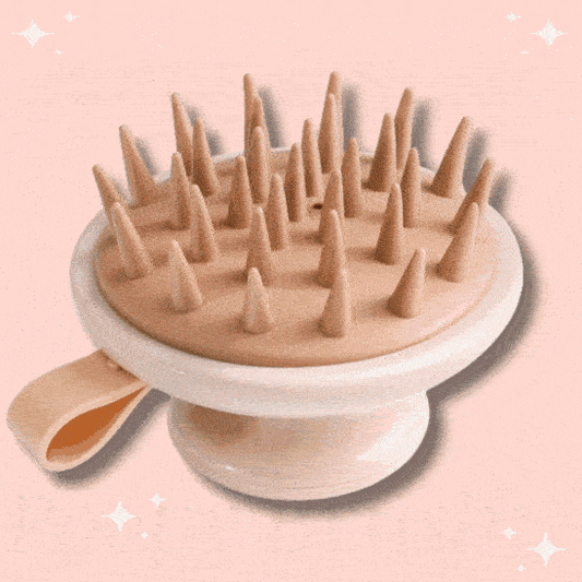 Brosse à Shampooing Massante – Soin du Cuir Chevelu et Cheveux en Meilleure Santé