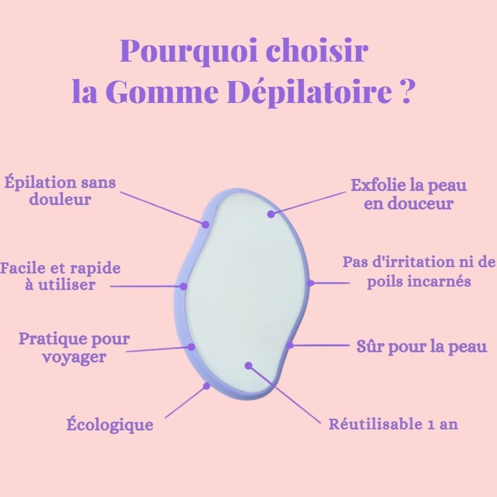 Gomme Dépilatoire – Épilation Douce et Efficace pour une Peau Lisse