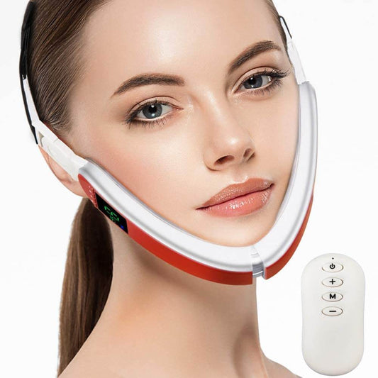 Appareil de Massage Visage V-Shape à Lumière LED Infrarouge – Thérapie Photonique & Raffermissement