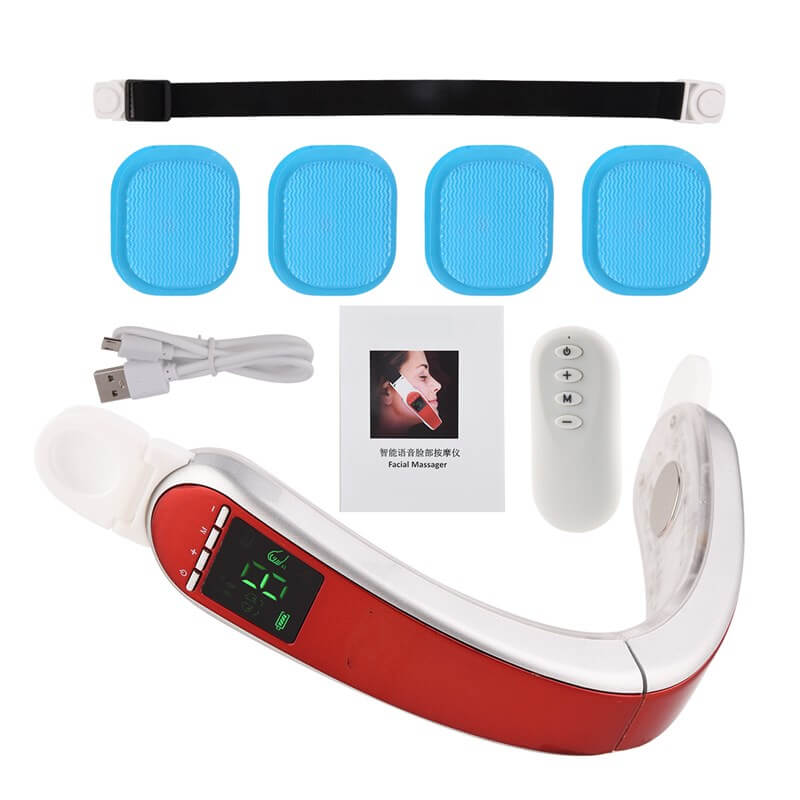 Appareil de Massage Visage V-Shape à Lumière LED Infrarouge – Thérapie Photonique & Raffermissement