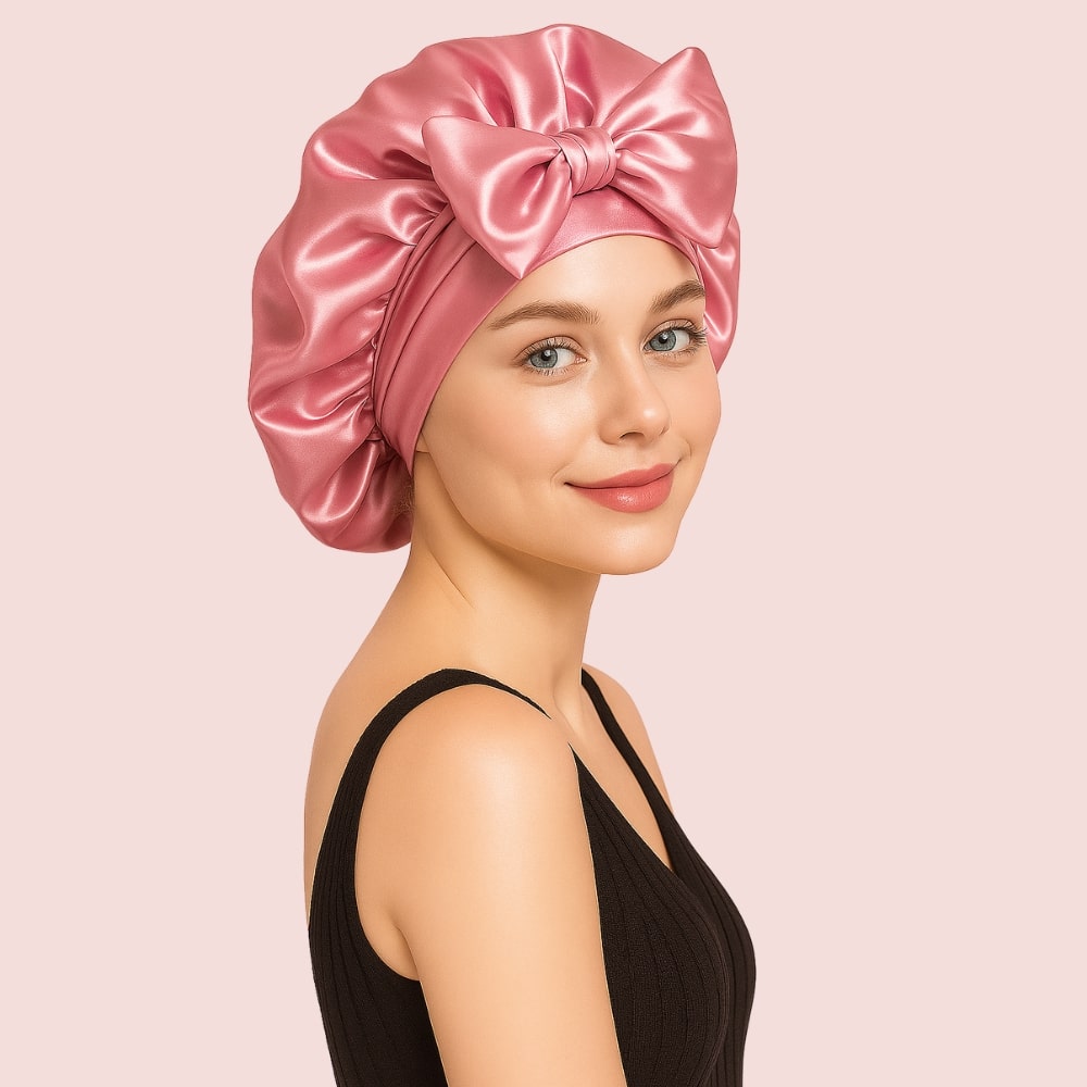 Bonnet en Satin – Protection Cheveux & Anti-Frisottis Nuit✨