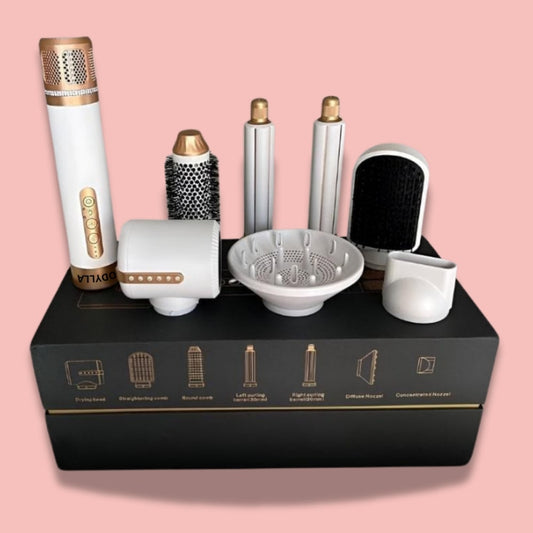 Brosse Soufflante Pro 7 en 1 – Coiffeur Multifonction pour des Résultats Professionnels à Domicile