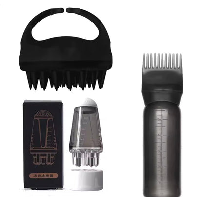 ✨ Kit Premium d'Application d'Huile & Massage du Cuir Chevelu ✨