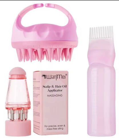✨ Kit Premium d'Application d'Huile & Massage du Cuir Chevelu ✨