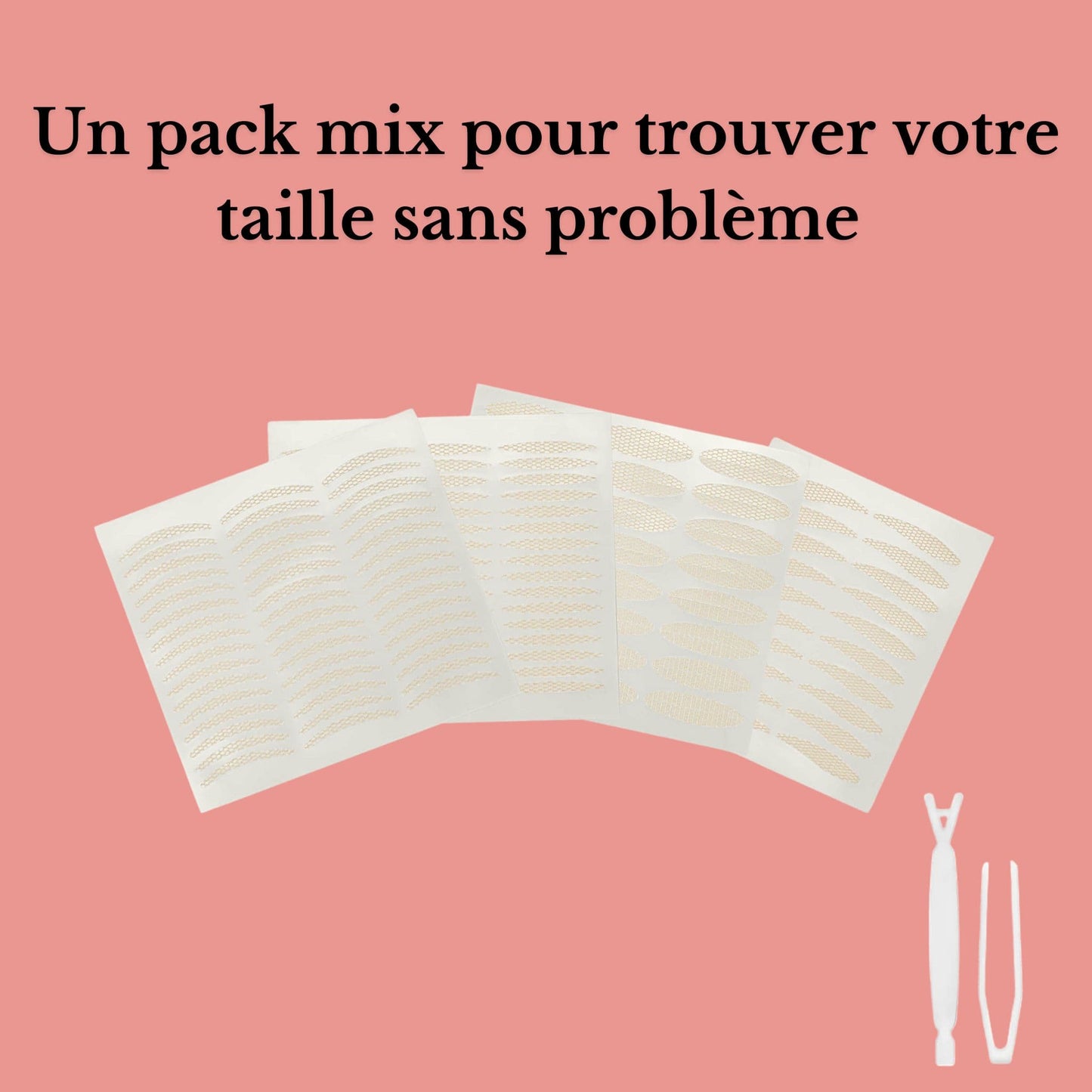 Patchs Lift Paupières – Bandes Rehausseuses pour Effet Double Paupière Naturel