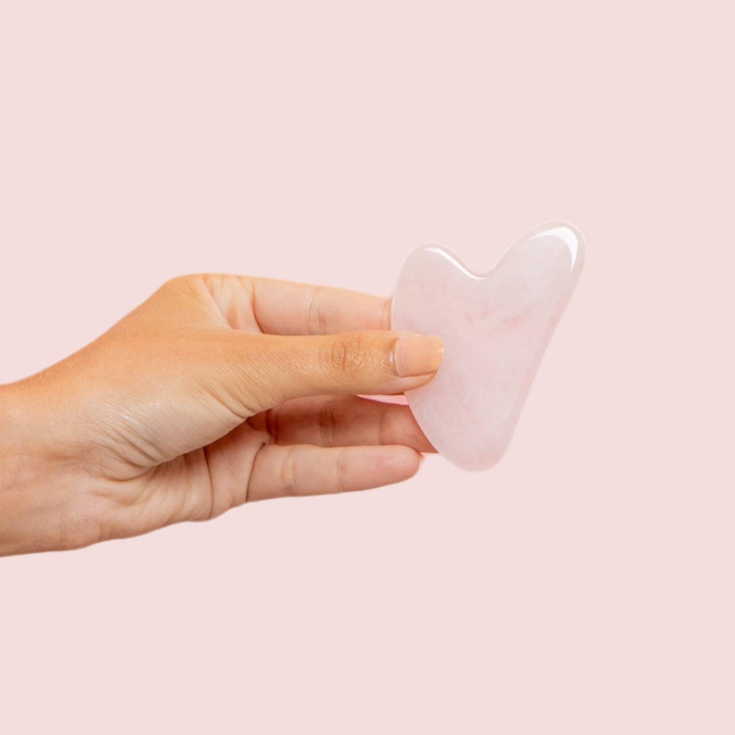 Gua Sha Quartz Rose – Outil de Sculpture et de Régénération du Visage