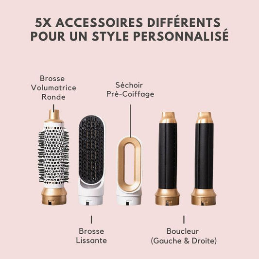 5-in-1 Hot Air Brush – Multifunctional Hair Styler for Smooth, Voluminous Hair